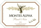 Montes Alpha Pinot Noir 2011 Front Label