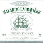 Chateau Malartic-Lagraviere Blanc 2014 Front Label