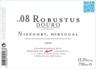 Niepoort Robustus 2008 Front Label