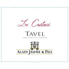 Alain Jaume Tavel Le Cretace Rose 2014 Front Label