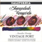 Shenandoah Port 1998 Front Label