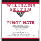 Williams Selyem Foss Vineyard Pinot Noir 2013 Front Label