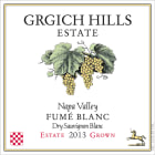 Grgich Hills Estate Fume Blanc (375ML half-bottle) 2013 Front Label