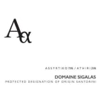 Sigalas Aa Assyrtiko-Athiri Santorini 2015 Front Label
