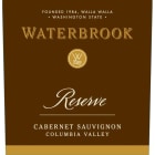 Waterbrook Reserve Cabernet Sauvignon 2013 Front Label