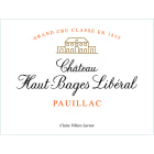 Chateau Haut-Bages Liberal  2015 Front Label