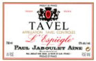 Jaboulet LEspiegle Tavel Rose 1998 Front Label