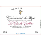 Clos du Caillou Chateauneuf-du-Pape Reserve 2011 Front Label