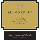 Signorello Hope's Cuvee Chardonnay 2014 Front Label