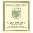 Georges Vernay Condrieu Les Chaillees de L'Enfer 2014 Front Label