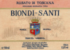 Biondi-Santi Tenuta Greppo Rosato di Toscana 2012 Front Label