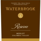 Waterbrook Reserve Merlot 2013 Front Label
