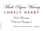 Mark Ryan Lonely Heart Cabernet Sauvignon 2013 Front Label