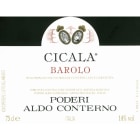 Aldo Conterno Barolo Cicala 2000 Front Label
