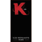 Clos Troteligotte K-Or Malbec 2015 Front Label