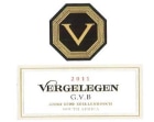 Vergelegen G.V.B Red 2011 Front Label