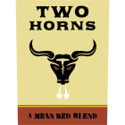 Two Horns A Mean Red Blend 2012 Front Label