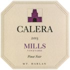Calera Mills Vineyard Pinot Noir 2013 Front Label