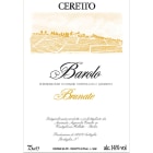 Ceretto Barolo Brunate 2010 Front Label