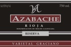 Bodegas Vinedos de Aldeanueva Azabache Reserva Graciano 2005 Front Label