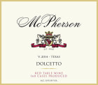 McPherson  Dolcetto 2014 Front Label