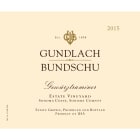Gundlach Bundschu Gewurztraminer 2015 Front Label