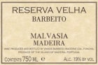 Barbeito Madeira Reserva Malvasia 1963 Front Label