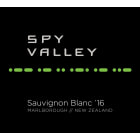 Spy Valley Sauvignon Blanc 2016 Front Label