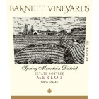 Barnett Vineyards Spring Mountain Merlot 2014 Front Label