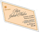 Peter Jakob Kuhn Oestrich Lenchen Riesling Auslese 2011 Front Label