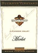 Kendall-Jackson Buckeye Vineyard Merlot 1995 Front Label