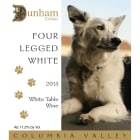 Dunham Cellars Four Legged White 2013 Front Label