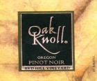 Oak Knoll Red Hill Vineyard Pinot Noir 2006 Front Label