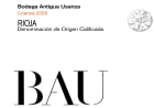 Antigua Usanza Winery Bau Crianza 2009 Front Label