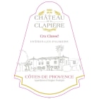 Chateau de la Clapiere Rose 2016 Front Label