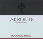 Azienda Agricola Boccadigabbia Marche Akronte Cabernet Sauvignon 2005 Front Label