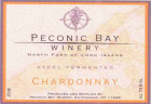 Peconic Bay Winery  Steel Fermented Chardonnay 2004 Front Label