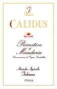 Azienda Agricola Fabiana Primitivo di Manduria Calidus 2012 Front Label