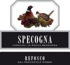Azienda Agricola Specogna Refosco dal Peduncolo Rosso 2010 Front Label