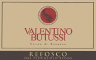Azienda Agricola Valentino Butussi Colli Orientali del Friuli Refosco dal Peduncolo Rosso 2010 Front Label
