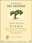 Jacques et Francois Lurton Fitou Domaine Ardoises 1997 Front Label