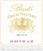Best's Great Western Bin No 0 Shiraz 2008 Front Label