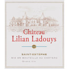 Chateau Lilian Ladouys  2016 Front Label