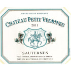 Chateau Doisy Vedrines Chateau Petit Vedrines 2011 Front Label