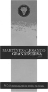 Bodegas Martinez Alesanco Gran Reserva 2001 Front Label