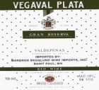Bodegas Miguel Calatayud Vegaval Plata Gran Reserva 2001 Front Label