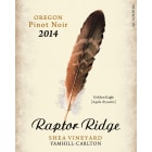Raptor Ridge Shea Vineyard Pinot Noir 2014 Front Label