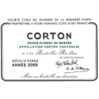 Domaine de la Romanee-Conti Corton Grand Cru 2009 Front Label
