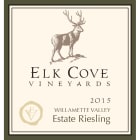 Elk Cove Estate Riesling 2015 Front Label