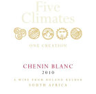 Bolland Cellar Five Climates Chenin Blanc 2010 Front Label